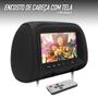 Imagem de Encosto Com Tela Lcd Unidade Preto Peugeot 306 Dependente Espelhamento Multimídia
