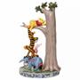 Imagem de Enesco Disney Traditions por Jim Shore Winnie The Pooh e Amigos em Estatueta de Árvore, 8,75 Polegadas, Multicolor