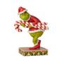 Imagem de Enesco Jim Shore Dr. Seuss O Grinch Roubando Canas de Doces Estatueta, 7,48 Polegadas, Multicolor