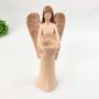 Imagem de Enfeite Anjo Castiçal Com Vela Decoração 29Cm Nude Moderno