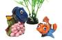 Imagem de Enfeite Aquário Nemo E Dory - Procurando Nemo + Plantinha