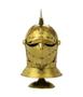 Imagem de Enfeite Capacete Cavaleiro Medieval Dourado 47x26x30cm