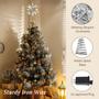 Imagem de Enfeite de Árvore de Natal Lewondr - Estrela Geométrica 3D com Luz LED