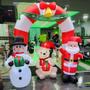 Imagem de Enfeite De Natal Arco Inflável Papai Noel E Boneco De Neve