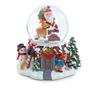 Imagem de Enfeite de Natal Globo de Neve com Noel e Pinheiro de 20cm, Funciona com Pilha 3AA