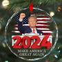 Imagem de Enfeite de Natal Knextion Inc Trump 2024 Make America Great