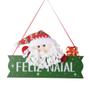 Imagem de Enfeite de Natal Placa Com Papai Noel Feliz Natal - Wincy