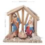 Imagem de Enfeite De Natal Presepio Natalino Resina 20Cm X 20Cm - Mini