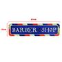 Imagem de Enfeite de Parede Quadro Barber Shop 3D Barbearia 61x15 Mdf 6mm Madeira