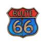 Imagem de Enfeite de Parede Quadro Route 66 3D M Decoração 32x30 Mdf 6mm Madeira