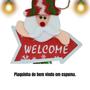 Imagem de Enfeite de Porta Papai Noel - Decoração Natalina 15cm x 18cm