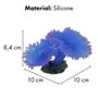 Imagem de Enfeite de silicone soma coral mushroom spotted azul 04