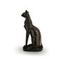 Imagem de Enfeite Decoração Gato Egípcio Estátua Preta Em Gesso Luxo - Várias Variedades