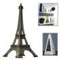 Imagem de Enfeite decoração miniatura torre eiffel estatua de paris em bronze presente