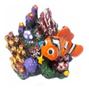 Imagem de Enfeite decoração Para Aquário Nemo no recife de corais
