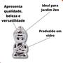 Imagem de Enfeite decorativo buda 6x3cm em vidro unidade