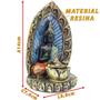 Imagem de Enfeite Decorativo Buda Tibetano Porta Vela Decoração Zen Hindu Resina