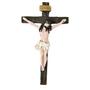 Imagem de Enfeite Decorativo de Sala - Crucifixo de Parede com Cristo em Resina 24,5 Cm