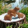 Imagem de Enfeite Decorativo Miniatura Familia Capivara 3 Peças - Decore Casa