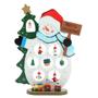 Imagem de Enfeite Decorativo Natalino Boneco De Neve Madeira 26Cm