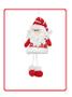 Imagem de Enfeite Decorativo Papai Noel e Boneco de Neve para Pendurar e Enfeitar Garrafas Copos Taças
