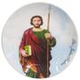 Imagem de Enfeite Decorativo Prato São Judas Tadeu Com Suporte