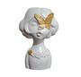 Imagem de Enfeite Escultura Decorativa Menina c Borboleta Formosa