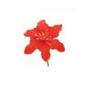 Imagem de Enfeite Flor De Natal 25cm Decorativo Artificial Vermelho