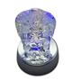 Imagem de Enfeite Ganesha com Base Redonda Espelhada com Leds Rgb 9 cm