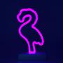 Imagem de Enfeite luminoso flamingo neon 