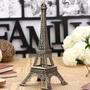 Imagem de Enfeite Miniatura Torre Eiffel Metal Paris 32cm Decoração Bea Decor