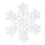 Imagem de Enfeite Natal Floco de Neve Transparente 25cm