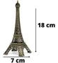 Imagem de Enfeite Ornamental Miniatura Torre Eiffel Metal Paris 18cm