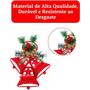 Imagem de Enfeite Porta Sino Para Arvore de Natal Decoração Natalina Acessório Fim de Ano Festivo Decorativo