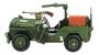 Imagem de Enfeite Retrô Carro Militar Miniatura Jeep Verde 26cm