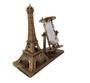 Imagem de Enfeite Torre Eiffel Com Ampulheta Decoracao Mesa Escritorio