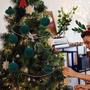 Imagem de Enfeites de Bola de Veludo para Natal LAFANDE - Pacote com 25 Unidades