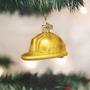 Imagem de Enfeites de Natal do Velho Mundo: Ferramentas contratadas enfeites soprados de vidro para árvore de Natal, capacete de construção