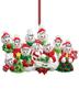 Imagem de Enfeites de Natal Personalizados Família de 10  Ornamento de Família de Boneco de Neve de Poliresina  Enfeites de Natal Familiares Únicos 2022  Presentes para Mãe, Pai, Crianças, Vovó, Vovô  Decoração Familiar Durável