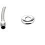 Engate Flexivel Metal Cromado Brazhu Malha Inox 30Cm 9001 Imagem de Engate Flexivel Metal Cromado Brazhu Malha Inox 30Cm 9001