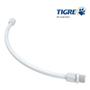 Imagem de Engate Flexível Tigre 50cm 1/2 PVC Rabicho Branco com Niple