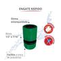 Imagem de Engate Rápido Com Bitola 1/2" E 7/16" Verde Durín