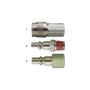 Imagem de Engate Rápido de 1/4 com Rosca Femea Embalagem com 3 Unidades  Wurth  0699201140  Kit