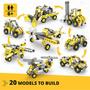 Imagem de Engino- Creative Builder Stem Toys, 20 Multimodel Set, Brinquedos Educacionais para Crianças 6+, Kit de Engenharia, Brinquedos de Construção de Caules, Presente para Meninos e Meninas...
