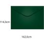 Imagem de Envelope Carta Colorido 114X162MM Verde Escuro 80G - PCT com 100