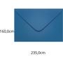 Imagem de Envelope para Convite Colorido 160X235MM Azul Royal Grécia 80G - Pacote com 100 Unidades