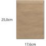 Imagem de Envelope Saco Natural 176X250MM 80G KRAFT Natural Caixa com 250 Unidades