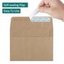 Imagem de Envelopes Eupako A7 (5,25 x 7,25") com Lacração Automática - Pacote com 100 Unidades - Marrom