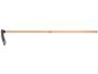 Imagem de Enxadao metalico estreito 272 25 cabo de madeira de 130 cm tramontina