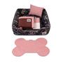 Imagem de Enxoval Cama de Cachorro Waterblock 100% Impermeável com Proteção UV 63x63 Lousa Rose